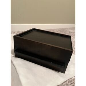 Rustic Artisan Wood/Metal Jewelry Box for Watches, Rings, Necklaces, etc.